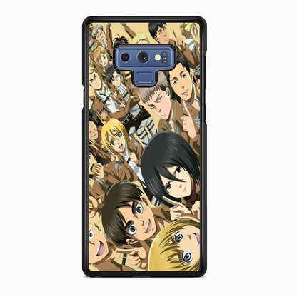 Attack on Titan Family Samsung Galaxy Note 9 Case - ezzyst