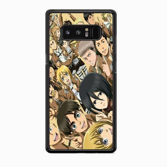 Attack on Titan Family Samsung Galaxy Note 8 Case - ezzyst