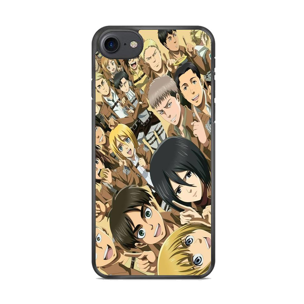 Attack on Titan Family iPhone 8 Case - ezzyst