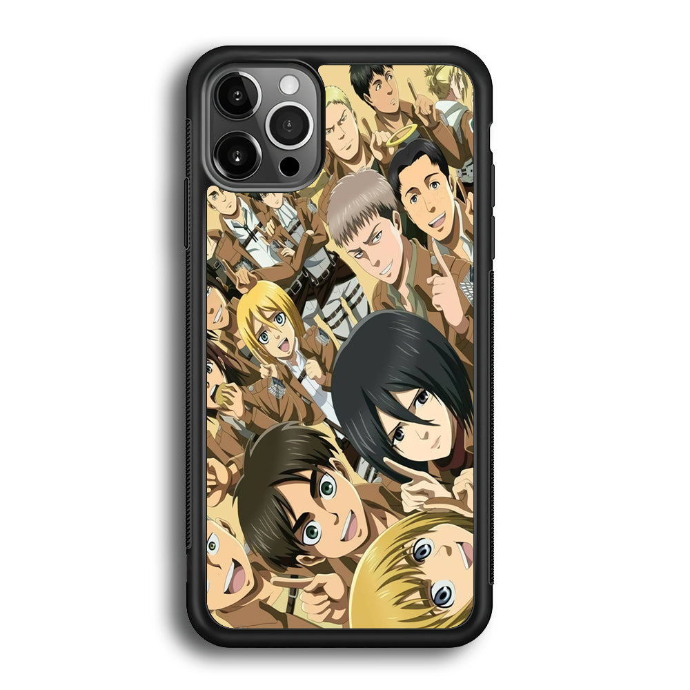 Attack on Titan Family iPhone 12 Pro Max Case