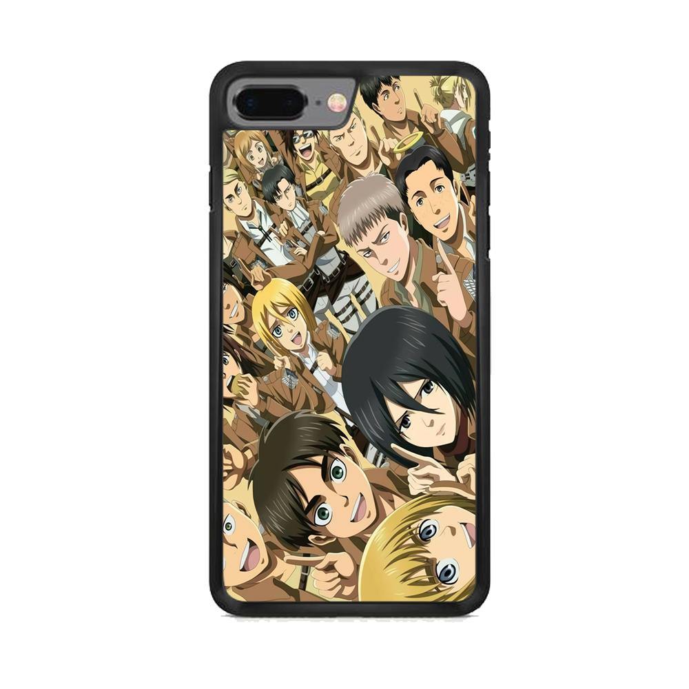 Attack on Titan Family iPhone 8 Plus Case - ezzyst