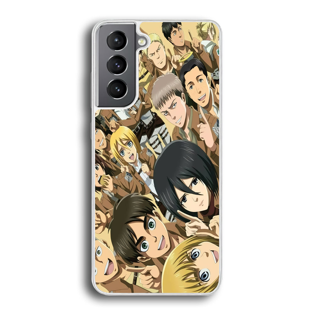 Attack on Titan Family Samsung Galaxy S21 Case