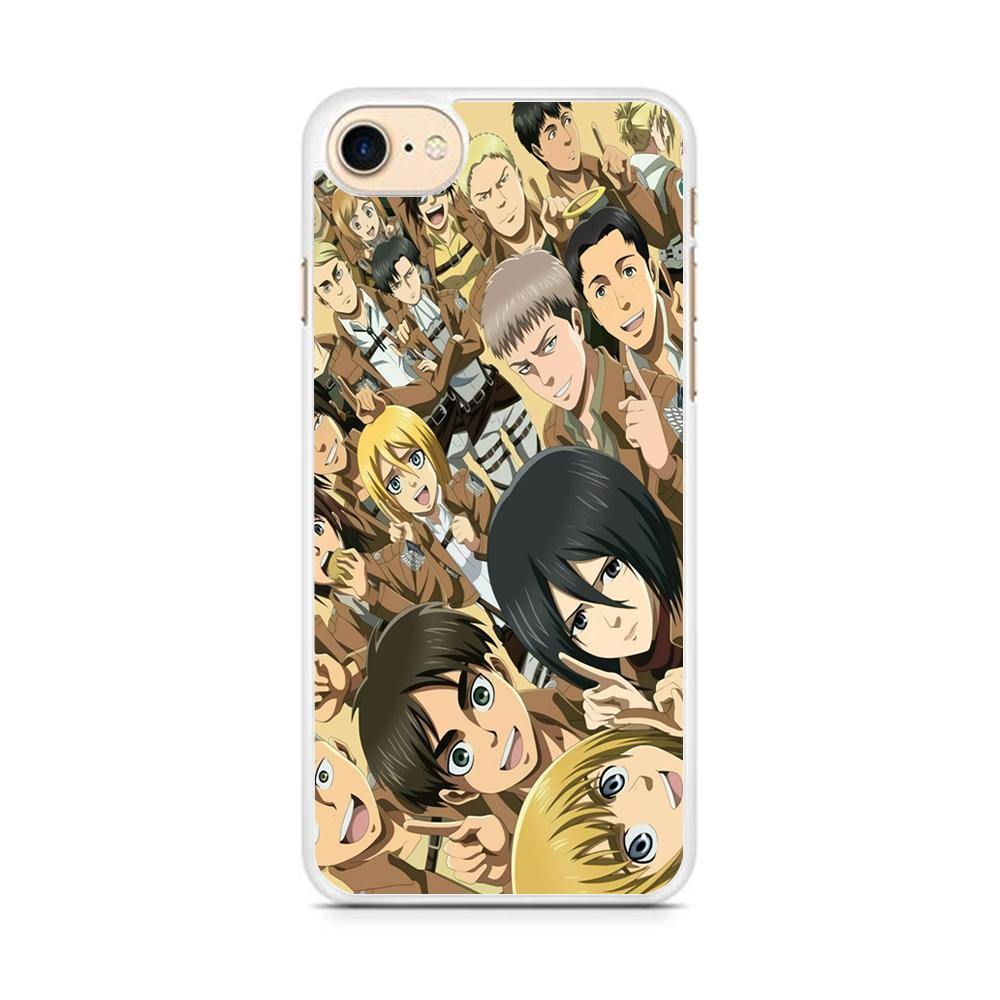 Attack on Titan Family iPhone 8 Case - ezzyst