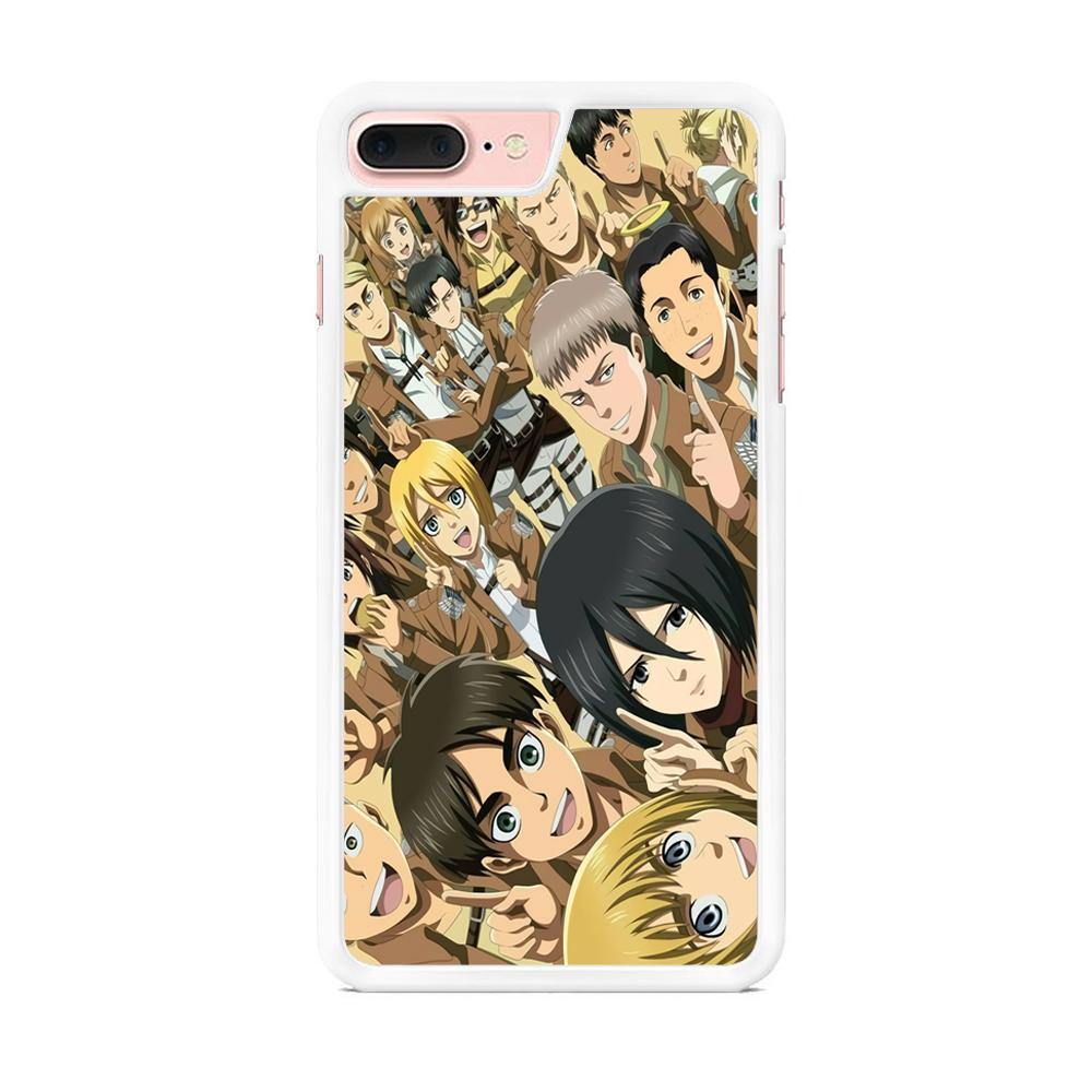 Attack on Titan Family  iPhone 7 Plus Case - ezzyst