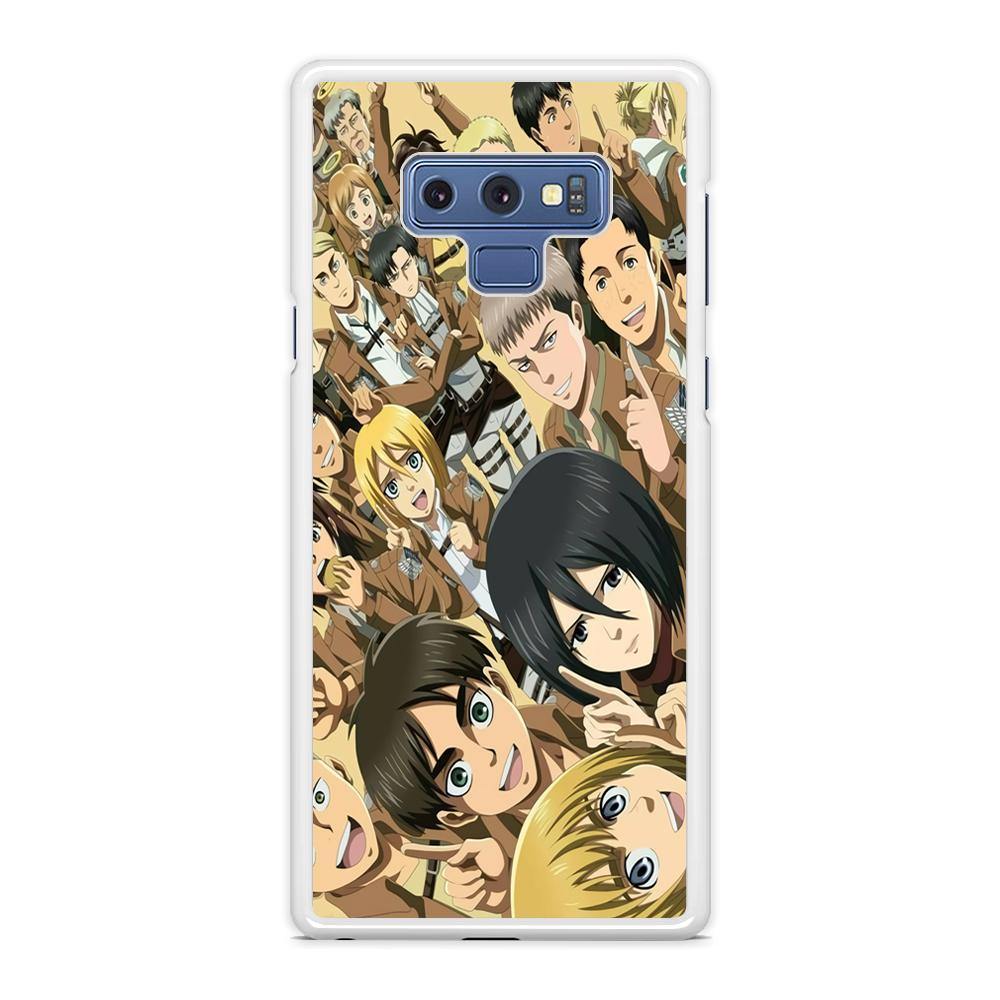 Attack on Titan Family Samsung Galaxy Note 9 Case - ezzyst