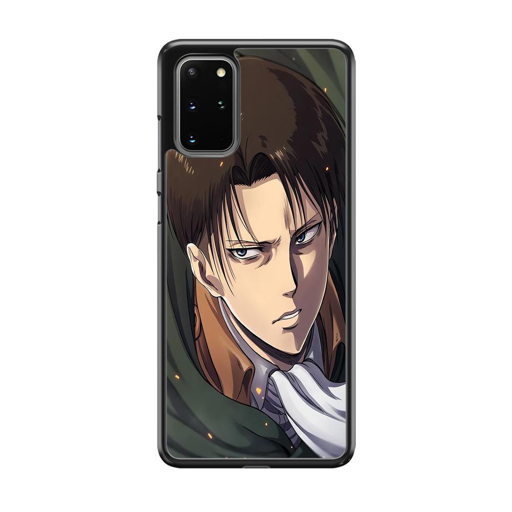 Attack on Titan Levi Face Samsung Galaxy S20 Plus Case - ezzyst