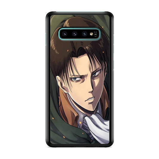 Attack on Titan Levi Face Samsung Galaxy S10 Case - ezzyst
