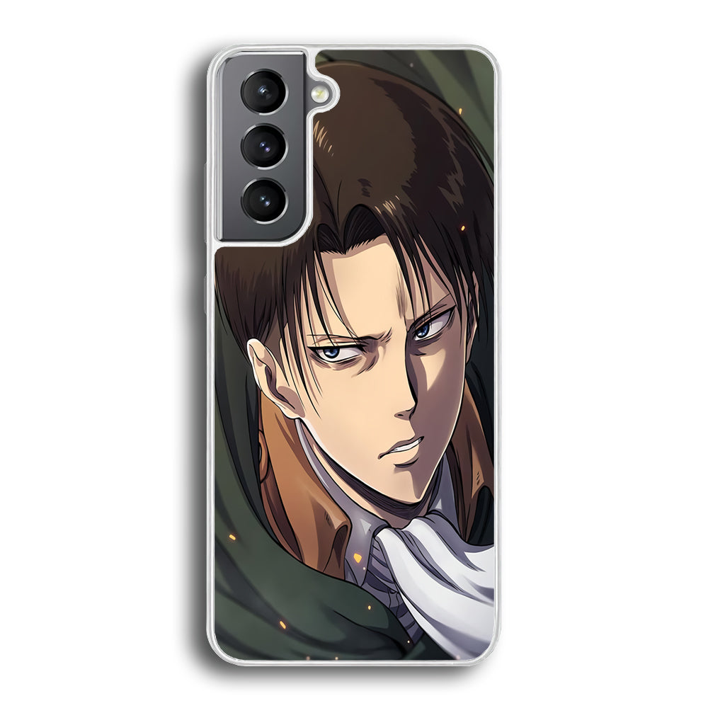 Attack on Titan Levi Face Samsung Galaxy S21 Case