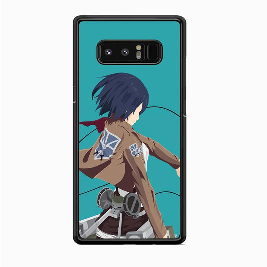 Attack on Titan Mikasa Tosca Samsung Galaxy Note 8 Case - ezzyst