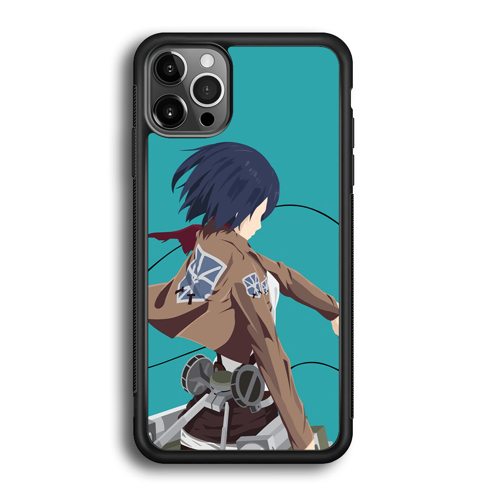 Attack on Titan Mikasa Tosca iPhone 12 Pro Max Case