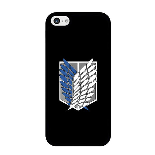 Attack on Titan Scouting Legion Black Simple iPhone 5 | 5s Case - Ezzystore