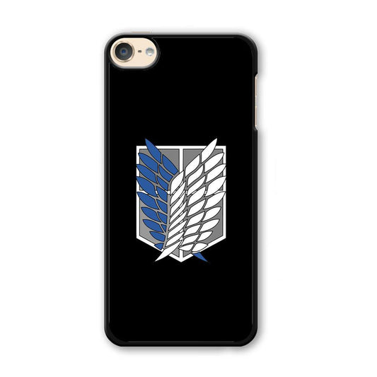 Attack on Titan Scouting Legion Black Simple iPod Touch 6 Case - Ezzystore