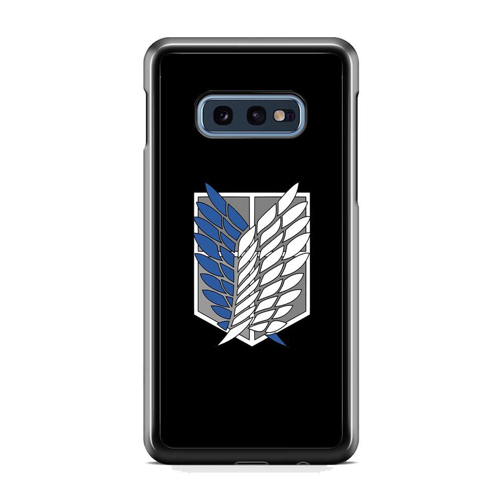 Attack on Titan Scouting Legion Black Simple Samsung Galaxy 10e Case - ezzyst