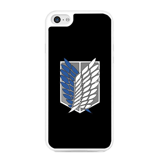Attack on Titan Scouting Legion Black Simple iPhone 6 | 6s Case - ezzyst