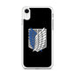 Attack on Titan Scouting Legion Black Simple iPhone XR Case - ezzyst
