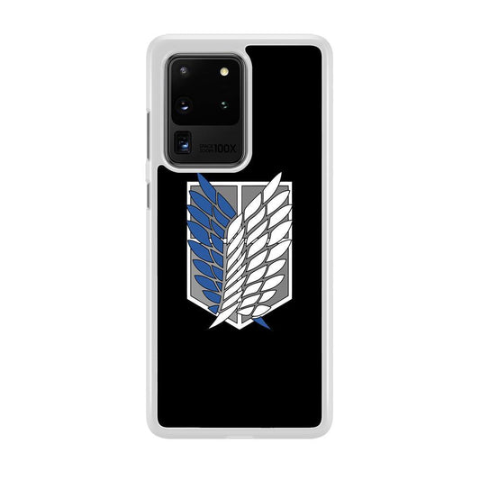 Attack on Titan Scouting Legion Black Simple Samsung Galaxy S20 Ultra Case - ezzyst