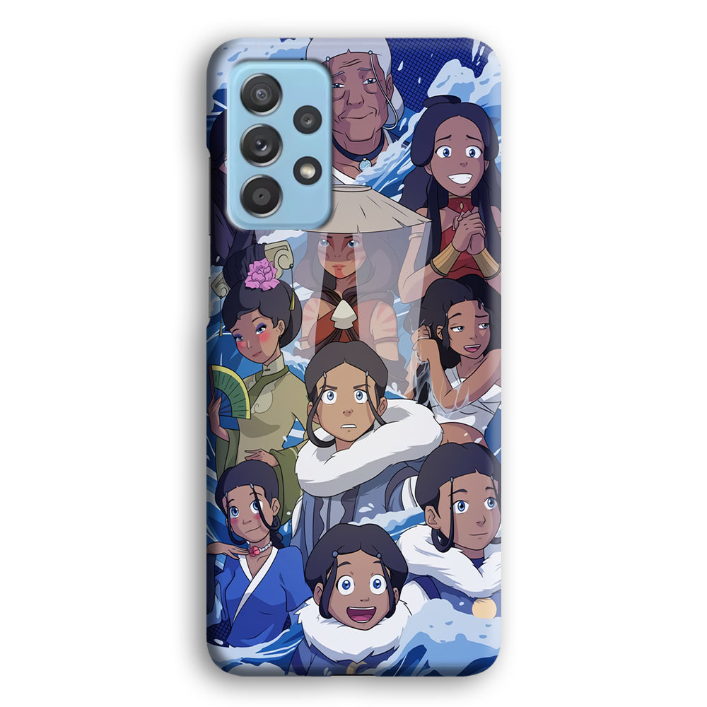 Avatar The Last Airbender Katara Transformation Samsung Galaxy A72 Case