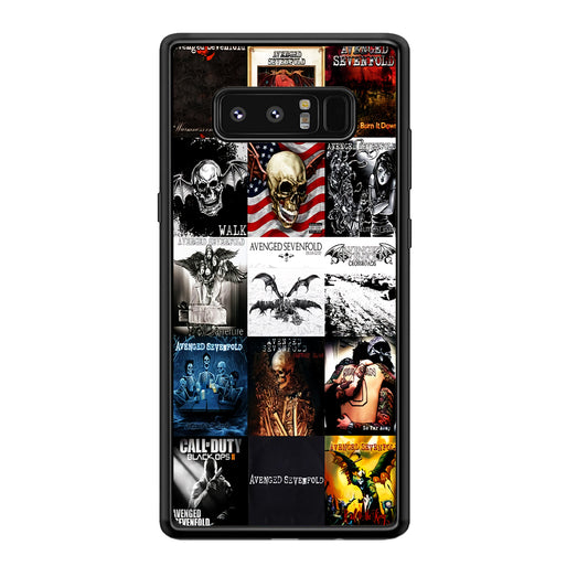 Avenged Sevenfold Album Samsung Galaxy Note 8 Case