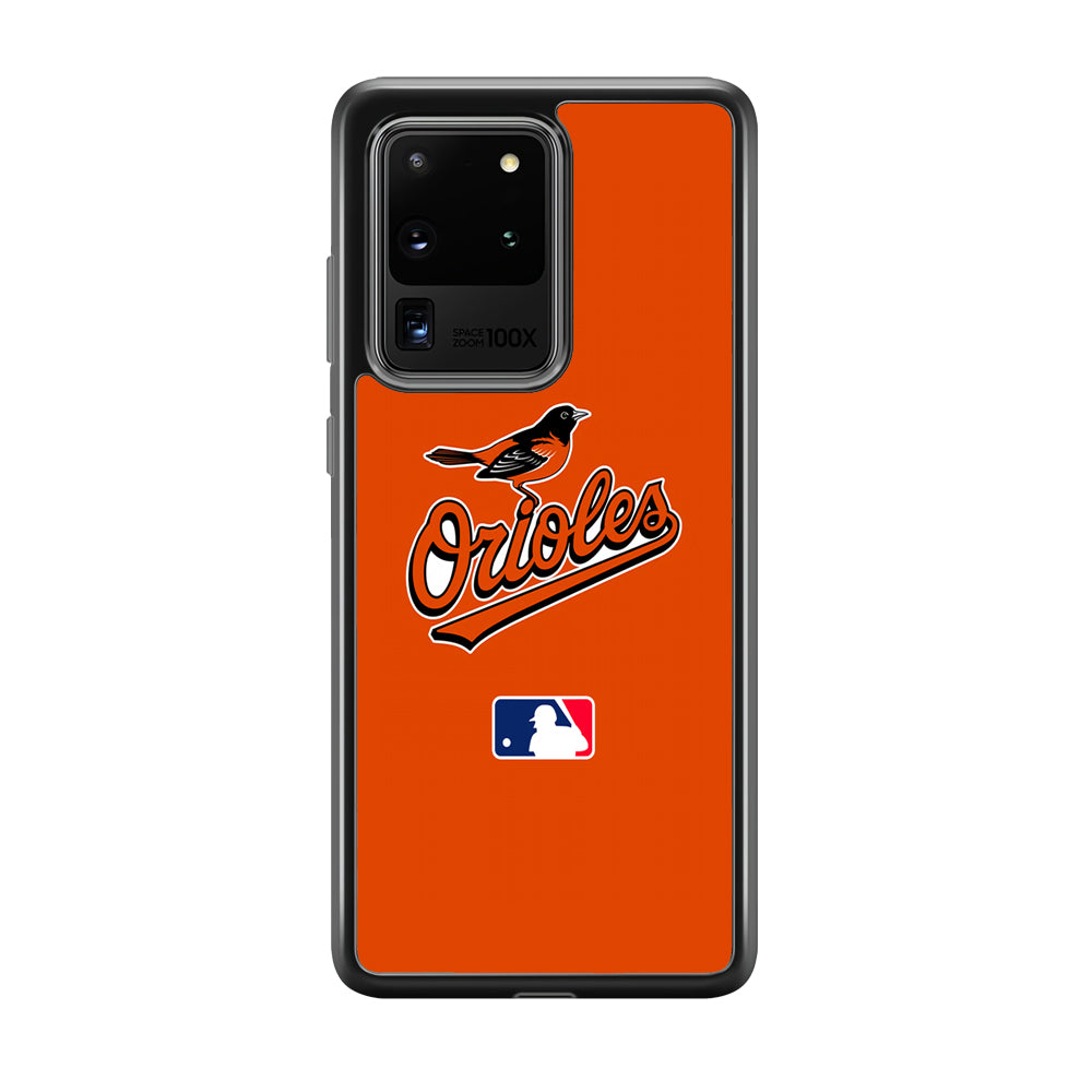 Baltimore Orioles MLB Team Samsung Galaxy S20 Ultra Case