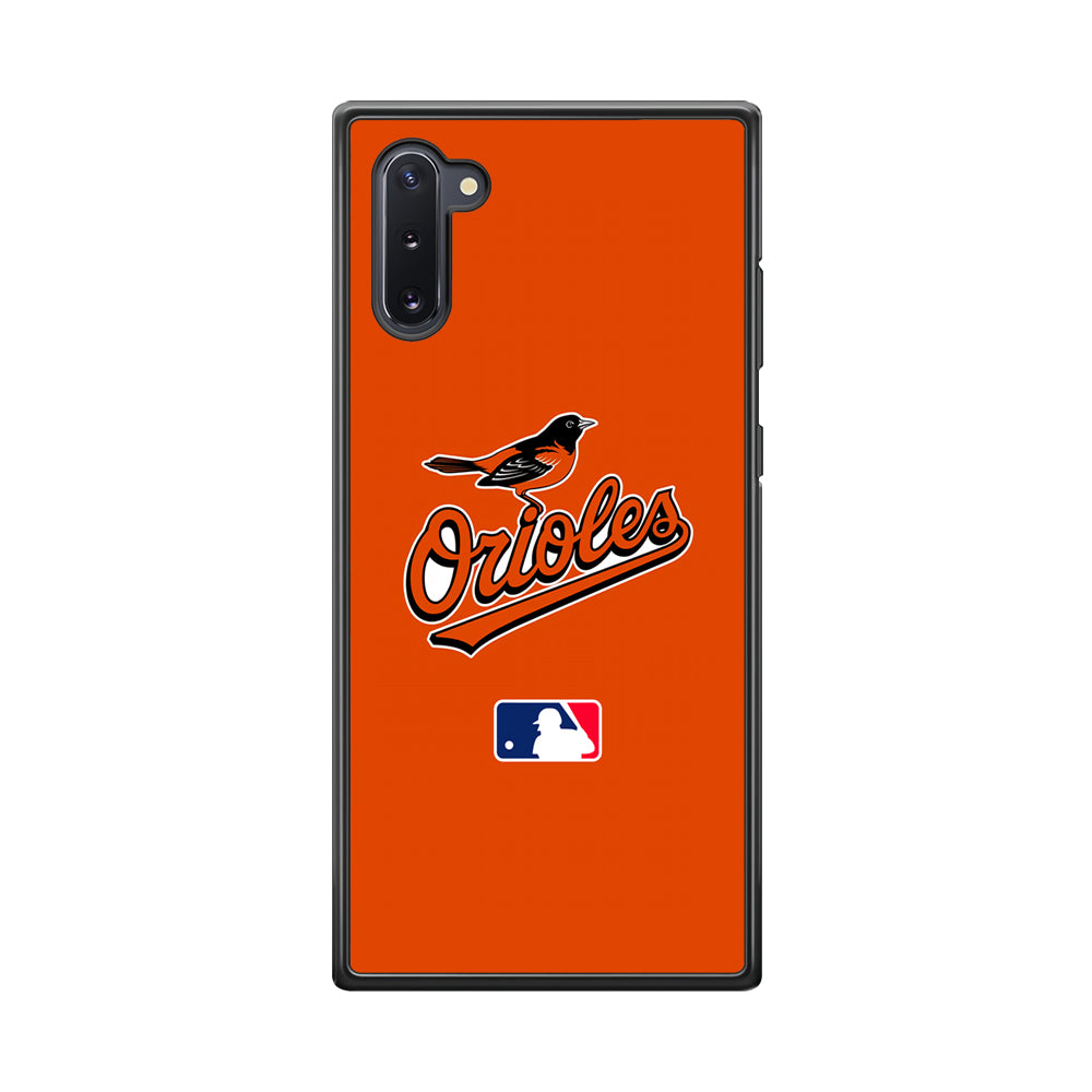 Baltimore Orioles MLB Team Samsung Galaxy Note 10 Case