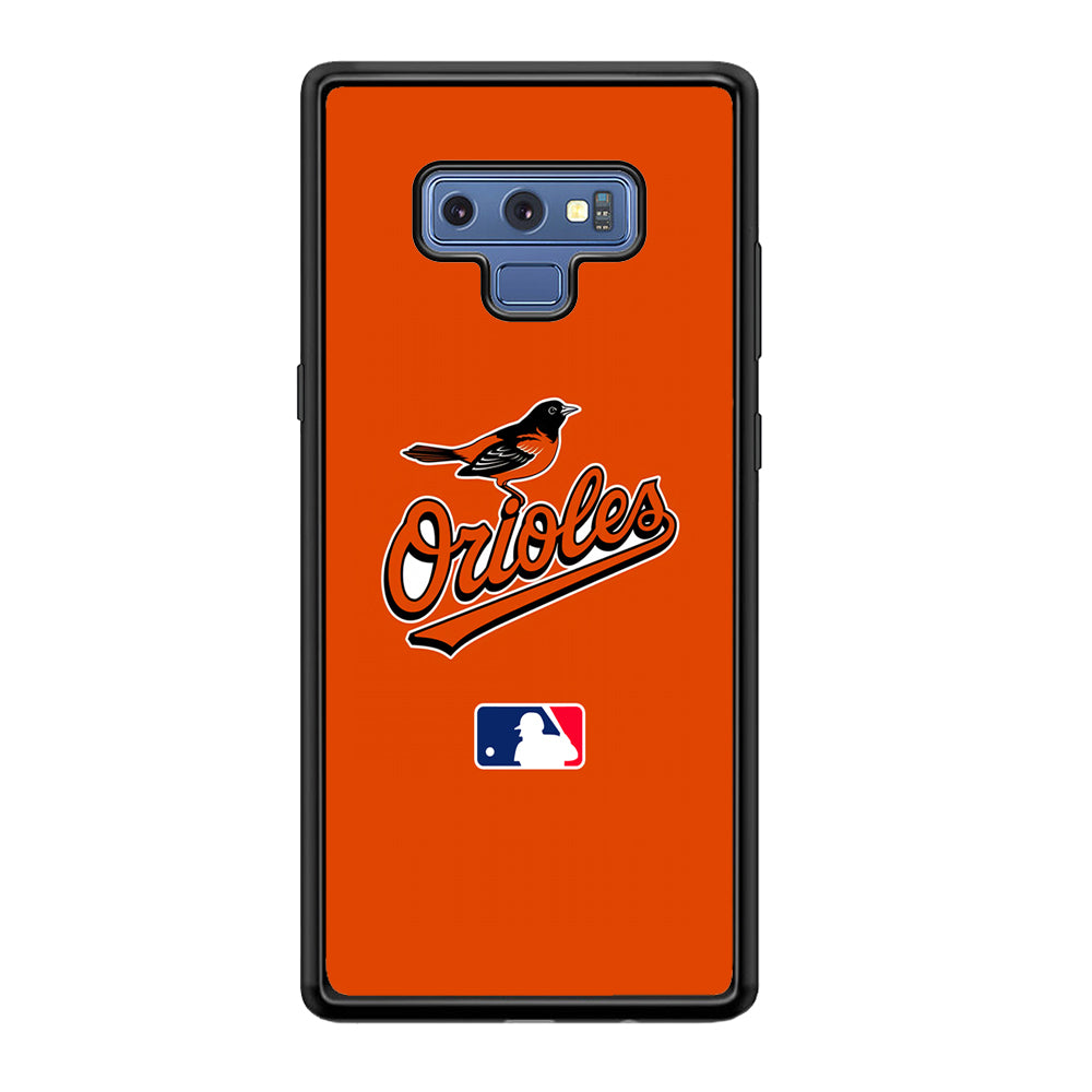 Baltimore Orioles MLB Team Samsung Galaxy Note 9 Case