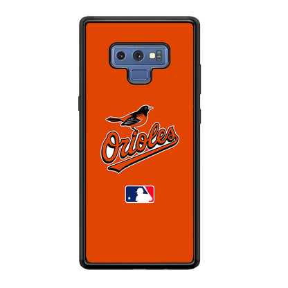 Baltimore Orioles MLB Team Samsung Galaxy Note 9 Case