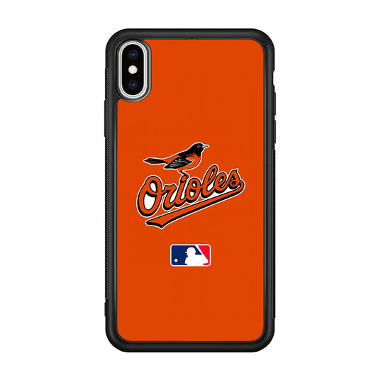 Baltimore Orioles MLB Team iPhone XS Case