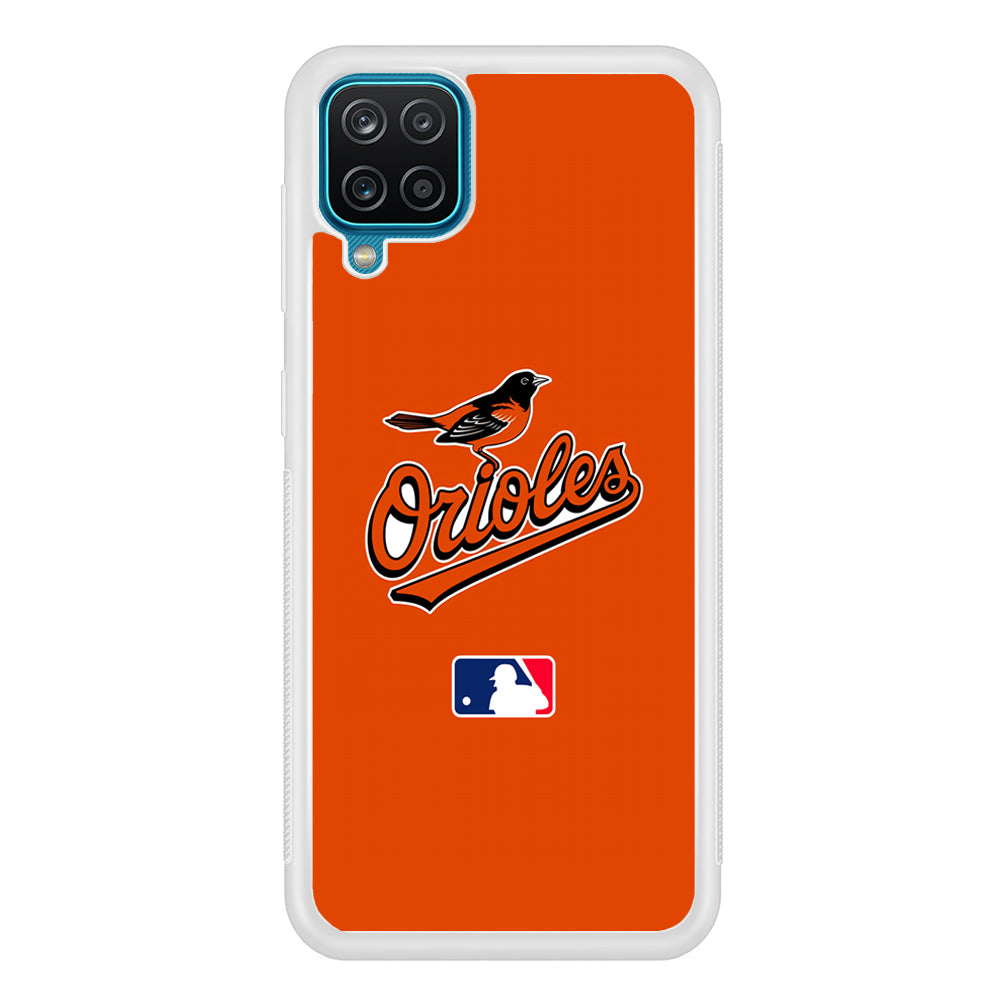 Baltimore Orioles MLB Team Samsung Galaxy A12 Case