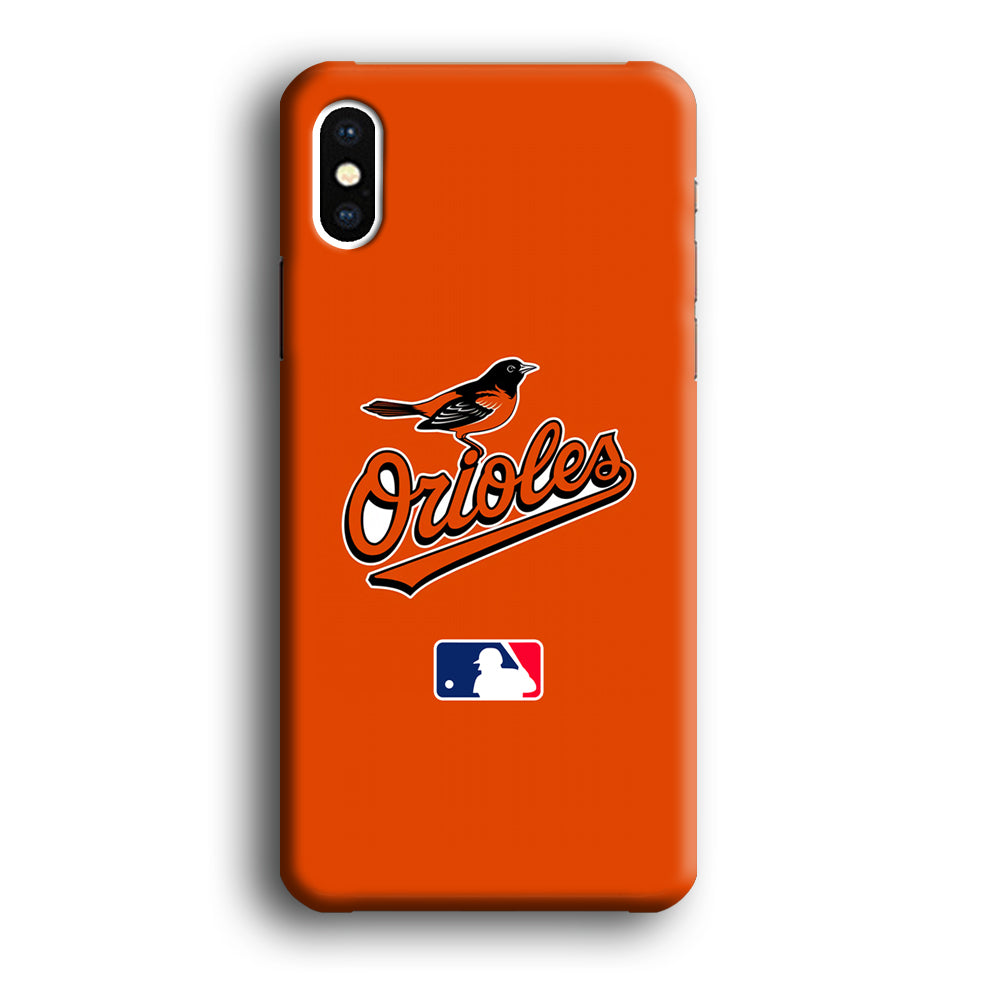 Baltimore Orioles MLB Team iPhone XS Case