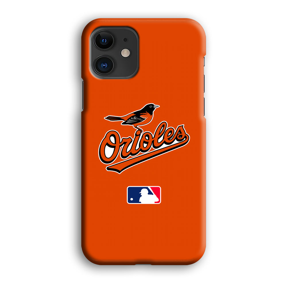 Baltimore Orioles MLB Team iPhone 12 Case