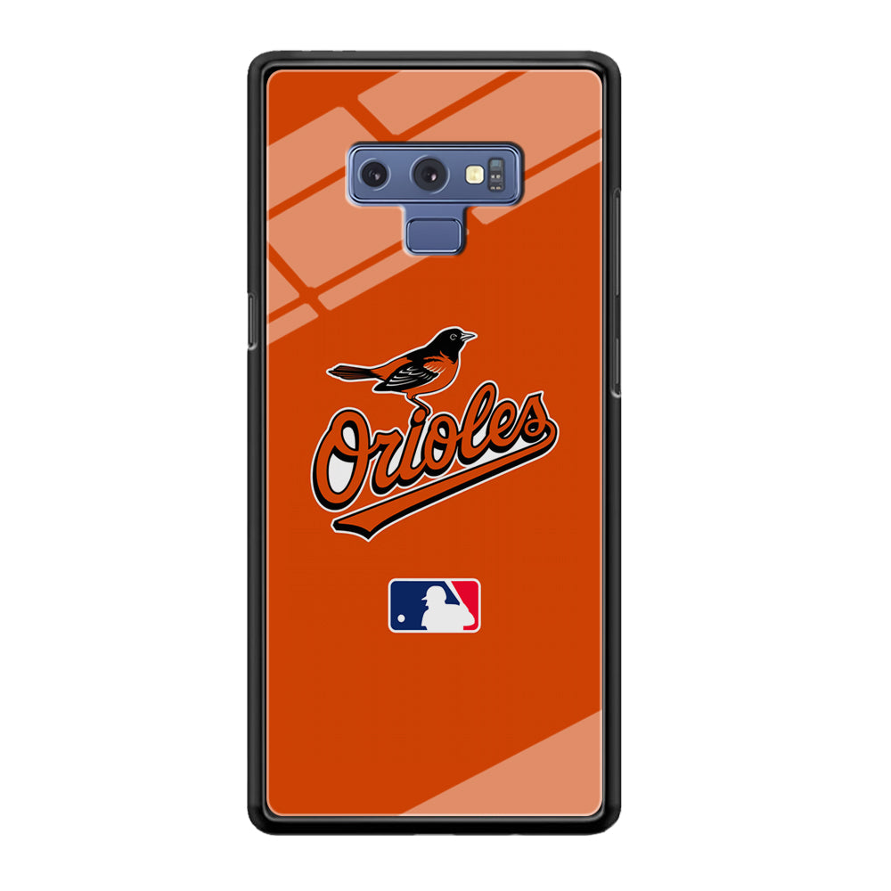 Baltimore Orioles MLB Team Samsung Galaxy Note 9 Case