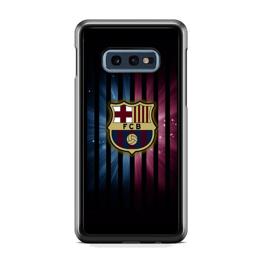 Barcelona Emblem Stripe Black Samsung Galaxy 10e Case