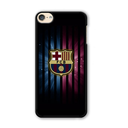 Barcelona Emblem Stripe Black iPod Touch 6 Case - Ezzystore