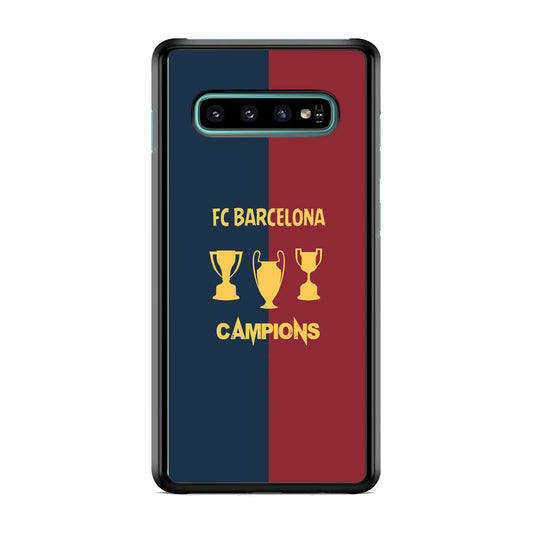 Barcelona FC Treble Winner Samsung Galaxy S10 Plus Case