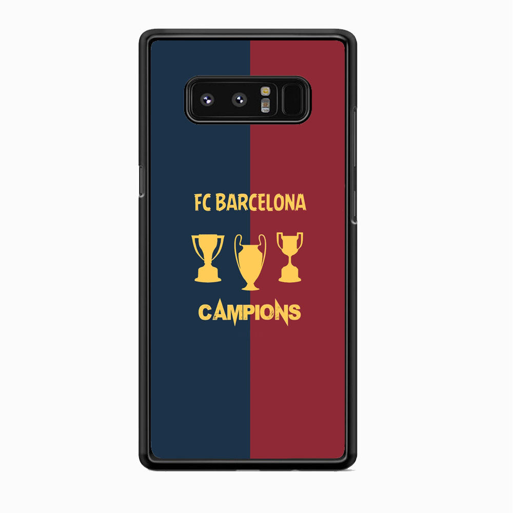 Barcelona FC Treble Winner Samsung Galaxy Note 8 Case