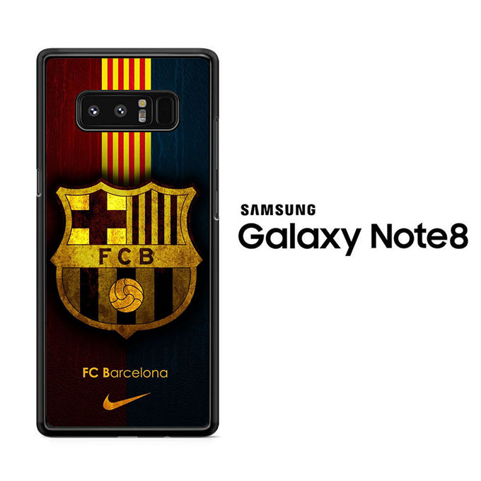 Barcelona Logo Stripe Samsung Galaxy Note 8 Case