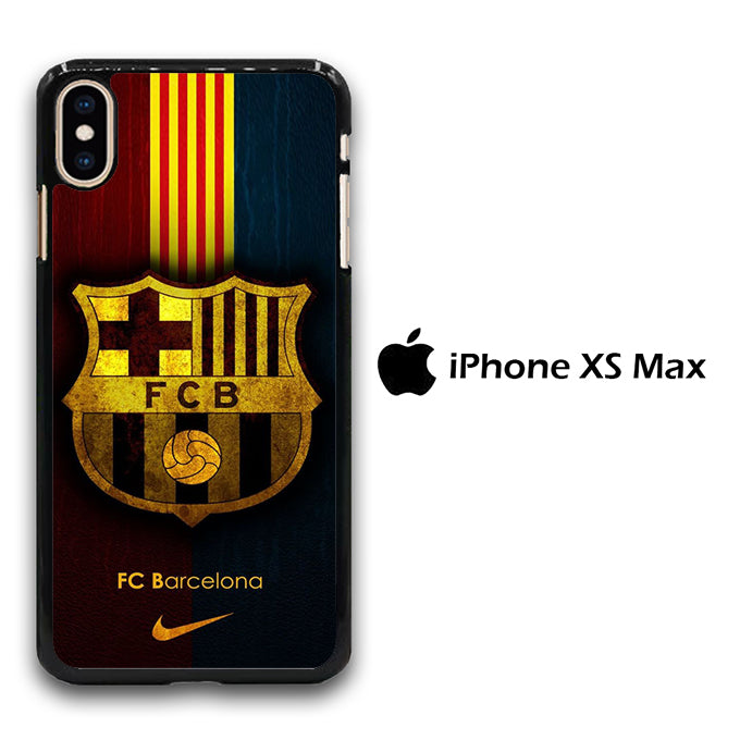 Barcelona Logo Stripe iPhone Xs Max Case