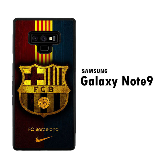 Barcelona Logo Stripe Samsung Galaxy Note 9 Case