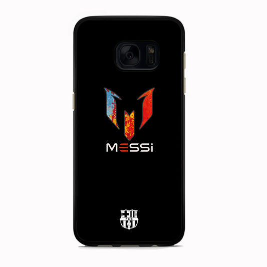 Barcelona Messi Logo Splash Colour Samsung Galaxy S7 Case