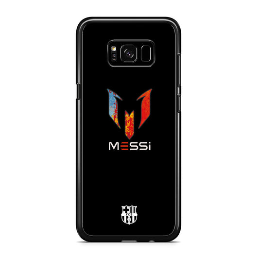 Barcelona Messi Logo Splash Colour Samsung Galaxy S8 Case