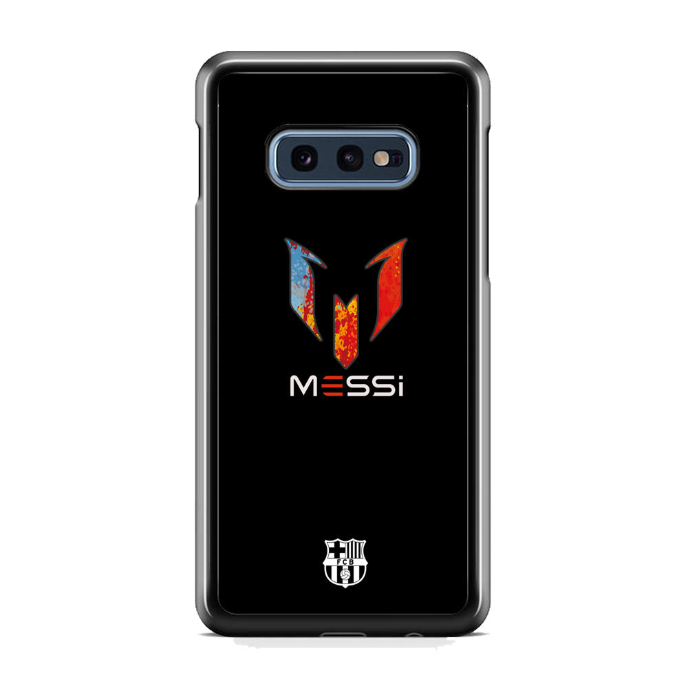 Barcelona Messi Logo Splash Colour Samsung Galaxy 10e Case