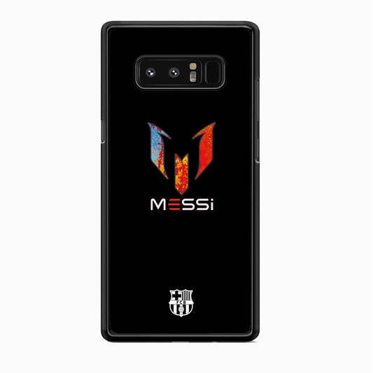 Barcelona Messi Logo Splash Colour Samsung Galaxy Note 8 Case