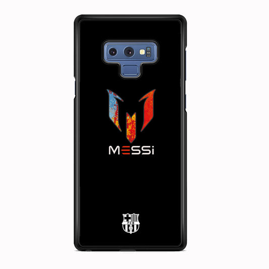 Barcelona Messi Logo Splash Colour Samsung Galaxy Note 9 Case