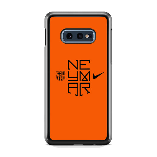 Barcelona Neymar Logo Orange Samsung Galaxy 10e Case