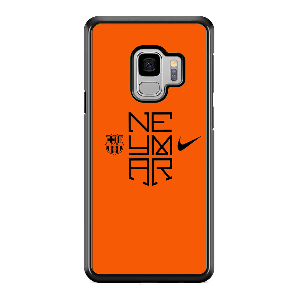 Barcelona Neymar Logo Orange Samsung Galaxy S9 Case