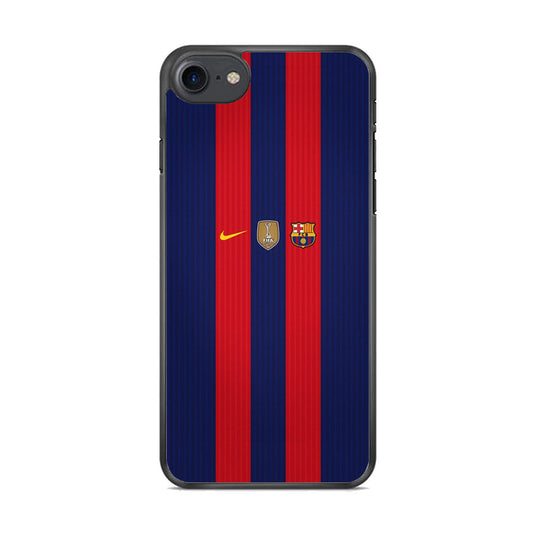 Barcelona Stripe Jersey Three Logo iPhone 7 Case