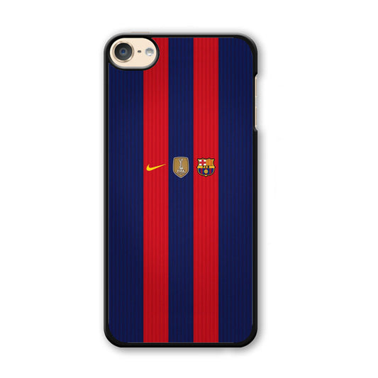 Barcelona Stripe Jersey Three Logo iPod Touch 6 Case - Ezzystore