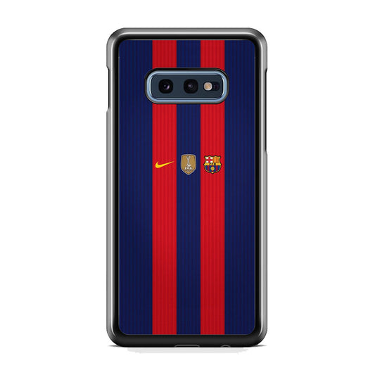 Barcelona Stripe Jersey Three Logo Samsung Galaxy 10e Case