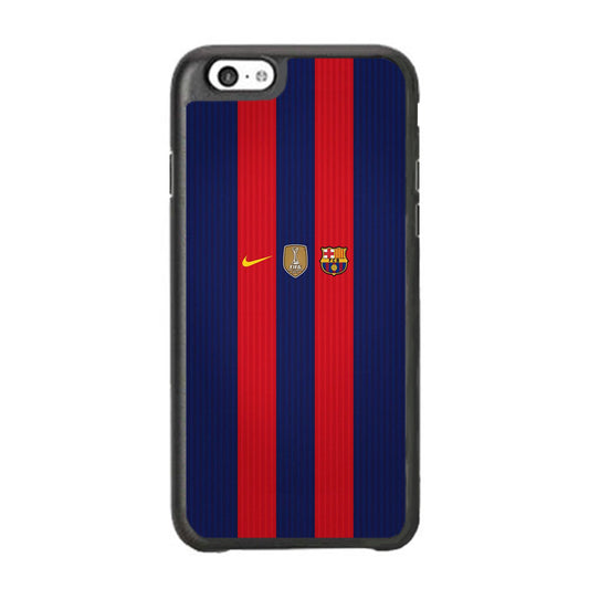 Barcelona Stripe Jersey Three Logo iPhone 6 | 6s Case