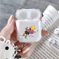 Bart Simpson Drunk Protective Clear Case Cover For Apple Airpods